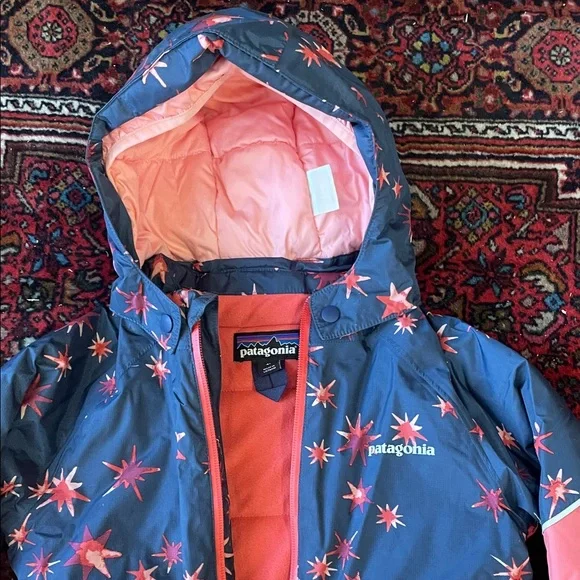 Patagonia Kids' Starry Puffer Removable Hood - Picture 2 of 6
